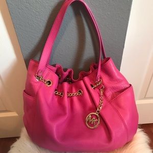 Michael Kors Fuschia pink shoulder bag